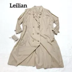 【美品】Leilian レリアン ワンピース　ダブルボタン 金ボタン ベルト付きのサムネイル