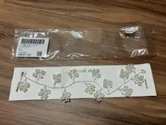 ★未使用品 パールつぶつぶヘッドドレス 小枝 シルバー