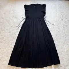 極美品 大人気 スローブイエナ ピンタックフリルワンピース ライト