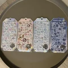 ど*様 ボンボンドロップシール シャーベット4種 よるねこ、みずいろ、らめーる、