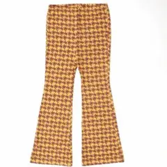 semon PATTERN FLARE PANTS 110