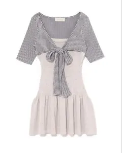 ワンピース Risa gingham check set dress Risa gingham check set dress - メルカリ