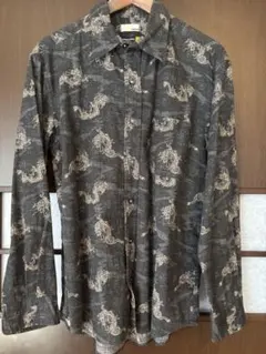 KEARNEYHOUSE メンズ　ドラゴン柄 長袖シャツ L