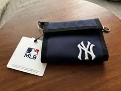 MLB LA ドジャース 二つ折り 財布 ウォレット ネイビー×ブルー 大谷