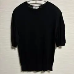 Wacoal 半袖 ニット ブラックのサムネイル