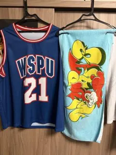 Wurts バスユニ 青 タオル セット