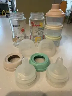 Pigeon ガラス哺乳瓶セット