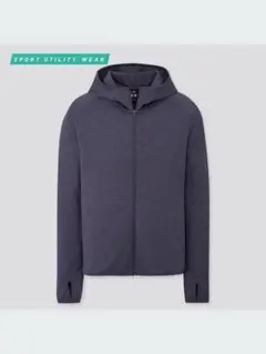 ドライEXUVカットフルジップパーカ（長袖）L ネイビー