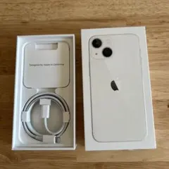 iPhone13mini 箱 type-C Lightningケーブル 純正