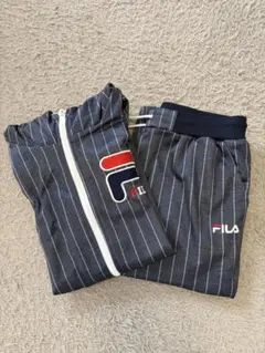 セットアップ　FILA メンズ　ストライプジャージ