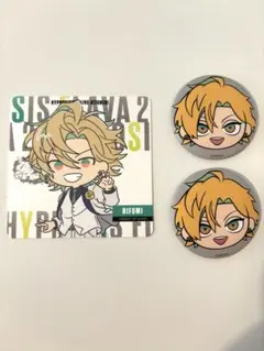 ヒプマイ　伊奘冉一二三　缶バッジ　コースター