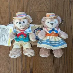 ディズニーシー　ダッフィー　シェリーメイ　ぬいぐるみバッジ　2体セット