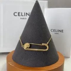 希少✨セリーヌ ブレスレット 安全ピンモチーフ セーフティピン ゴールド 箱のサムネイル