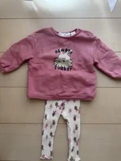 ZARA うさぎ柄　トレーナー　レギンス