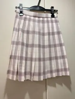 CONOMIスカート　W63 ピンク　チェック
