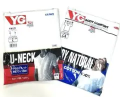 GUNZE YG U首 L 2枚セット Tシャツ