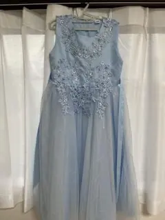 キッズドレス 発表会 結婚式 ブルー 130・140