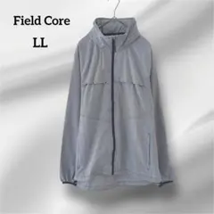Field Core ジャンパー　チェック柄 フード付き　ネイビー　LL