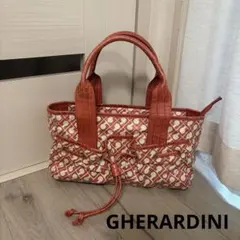 ゲラルディーニ モノグラム トートバッグ オレンジ系　GHERARDINIのサムネイル