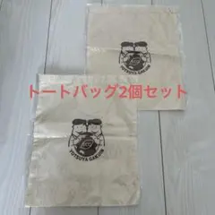 トートバッグ　2個セット　トートバック　エコバッグ　キャンバス生地のサムネイル