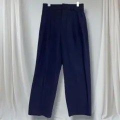 ZARA ザラ スラックス ネイビー センタープレス S相当 春 通勤 美脚