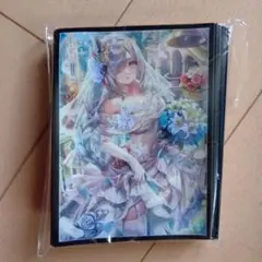 原神　申鶴 スリーブ　ミッドナイトブルー