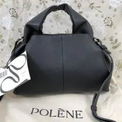 【美品】POLÈNE Numero Neuf ブラック Polène | バッグ - Numéro Neuf - ブラック テクスチャード – Polène JP