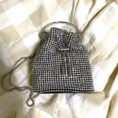 LOULOU WILLOUGHBY ビジュー巾着ショルダー ルルウィルビー