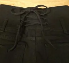 INGNI ダメージスキニーデニム ハイウエスト バックリボン