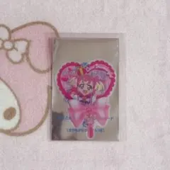 キミとアイドルプリキュア 映画 特典 うちわ型クリアカード　キュアワンダフル