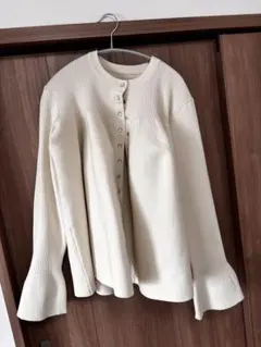 meriミーリー SHIORI×MERI ペプラムカーディガン