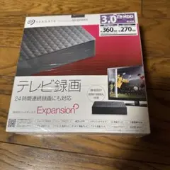 未開封　elecom SEAGATE 3.0TB 外付けHDD 黒