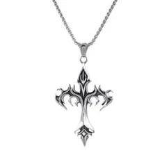 ヴィンテージアメリカン❗★クロス❗十字架❗シルバーネックレス❗60センチ❗新品