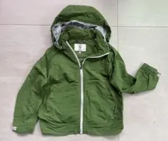 AIGLE フード付き　ジャケット グリーン 120cm エーグル　ジャンパーのサムネイル