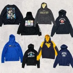 パーカー トレーナー まとめ売り 8点セット M Lメイン