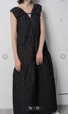 サラマリカ　C.JQD FRILL LAYERED GOWN　ブラック サラマリカ C.JQD FRILL LAYERED GOWN ブラック - メルカリ