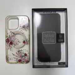 COACH フラワーデザイン iPhone 14 Pro Max 用ケース