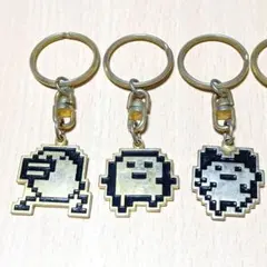 BANDAI 1997 当時物 たまごっち メタルキーホルダー6個セット