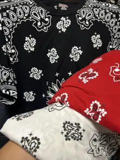 Supreme×Hanes Bandana Tagless Tees M セット