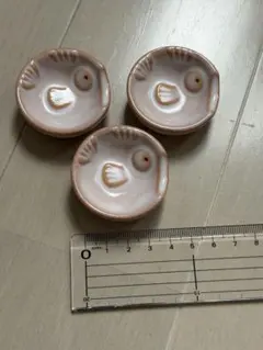 魚デザイン陶器箸置き 3個セット