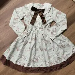 ポチャッコ ミントグリーン フリル ワンピース 未使用 ロリータ 地雷系