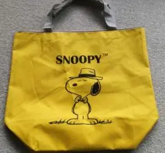 SNOOPY イエローナイロンバッグ