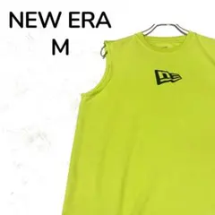 【人気】NEW ERA ニューエラ ノースリーブシャツ 蛍光イエロー M 速乾のサムネイル