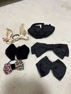 リボンヘアアクセ6点お得セット！！
