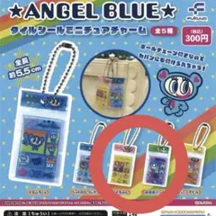 ANGEL BLUE タイルシールミニチュアムチャーム