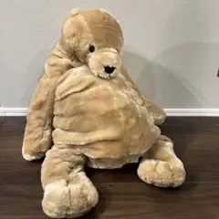 くったりクマのSUPERBIGぬいぐるみ2■スーパービッグ/シロクマ■75cm