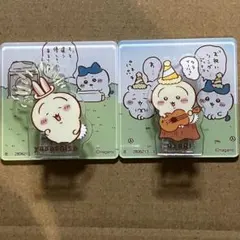 ちいかわアクリルシーンクリップ　うさぎ　2点セット