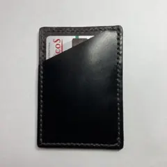 黒いレザー製カードケース　新品未使用