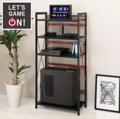 ニトリ　ゲーミングラック 4段 収納棚　値引き交渉可!! ニトリ ゲーミングラック 4段 収納棚 値引き交渉可!! - メルカリ