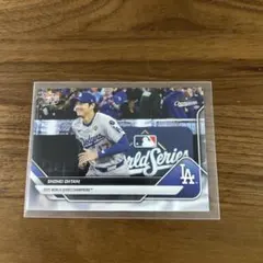 Shohei Ohtani 2025年ワールドシリーズカード　topps